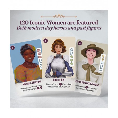 Herstory - The Strategy Board Game of Remarkable Women for Family Game Night | Featuring Modern Legends and Historic Icons $6...