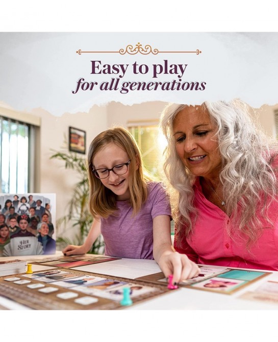 Herstory - The Strategy Board Game of Remarkable Women for Family Game Night | Featuring Modern Legends and Historic Icons $6...