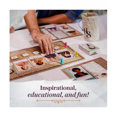 Herstory - The Strategy Board Game of Remarkable Women for Family Game Night | Featuring Modern Legends and Historic Icons $6...