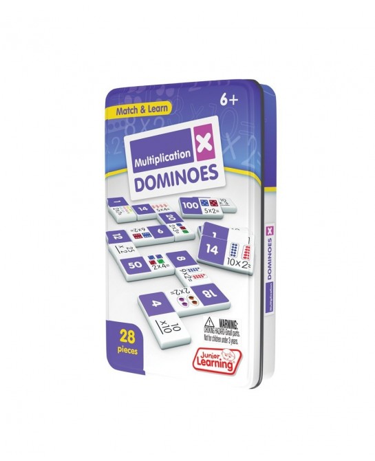 Dominoes Multiplication White 7.8 H x 4.7 L x 1.5 W $18.57 Domino & Tile Games
