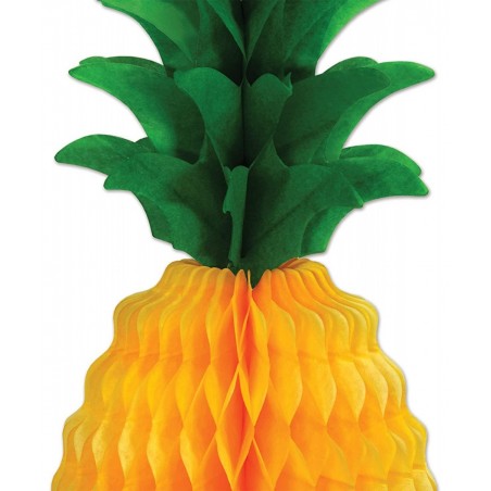 2 Piece Tissue Pineapples Luau Centerpiece Party Decorations 12" Yellow/Green $15.90 Kids' Party Decorations