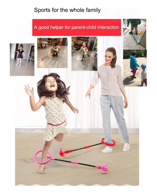 Flashing Jumping Ring Children Colorful Ankle Skip Jump Ropes Sports Swing Ball for Kids Boys Girls Toy $26.04 Kids' Fitness ...