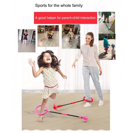 Flashing Jumping Ring Children Colorful Ankle Skip Jump Ropes Sports Swing Ball for Kids Boys Girls Toy $26.04 Kids' Fitness ...