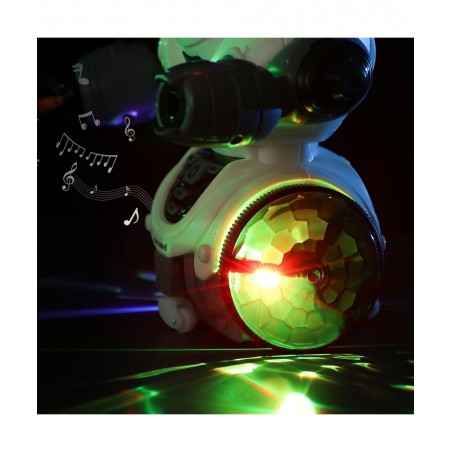 Kid Robot Toys for Boys Girls Dancing Singing Walking Talking Sliding Robot with Colorful LED and Spray Electronic Toys Inter...