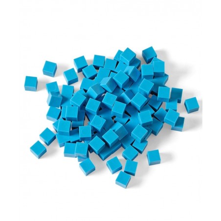 Blue Plastic Base Ten Unit Blocks Place Value Blocks Counting Cubes for Kids Math Base Ten Blocks Classroom Set Math Blocks K...