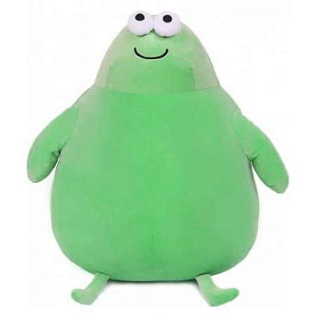 Cute Fat Frog Stuffed Animal Plushie Chubby Frog Plush Pillow Soft Green Frog Plush Toy Funny Simulation Doll Adorable Gift f...