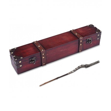 Handcrafted Collectible Dragon Scale Armor Slate Wand and Wood Magic Wand Box 2 Piece Set Mahogany $49.81 Magic Kits & Access...