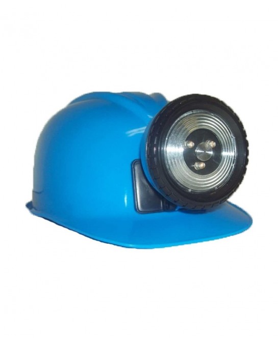 Childrens Construction Lighted Miner Hard Hat Bright Blue $49.25 Kids' Dress-Up Accessories