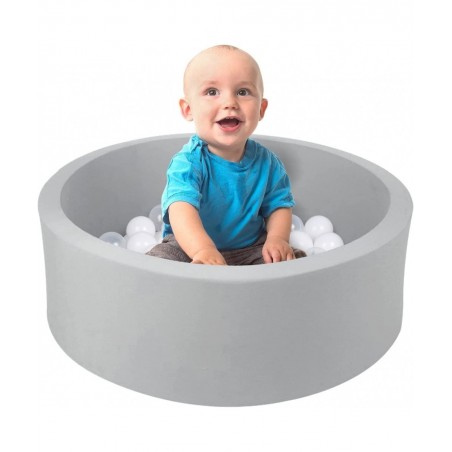 27.5inch Small Memory Foam Ball Pit Kids Soft Ball Pool for Toddlers Round Ball Pit Ideal Gift Play Toy (Balls are NOT Includ...