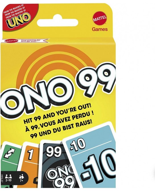 ONO 99 Card Game for Kids & Families 2 to 6 Players Adding Numbers Gift for Ages 7 Years & Older $15.53 Card Games