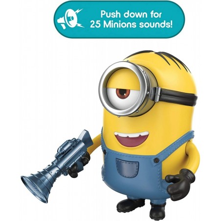 Minions: The Rise of Gru Sing ‘N Babble Stuart Interactive Action Figure Talking Character Toy with 25 Plus Talking & Laughin...