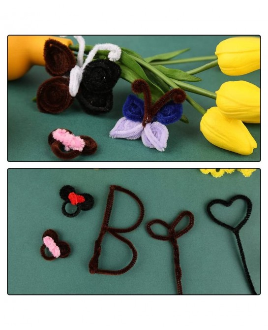 150 Pieces Dark Brown Pipe Cleaners Pipe Cleaners Chenille Stem Craft Pipe Cleaners Art Pipe Cleaners Pipe Cleaners Bulk for ...