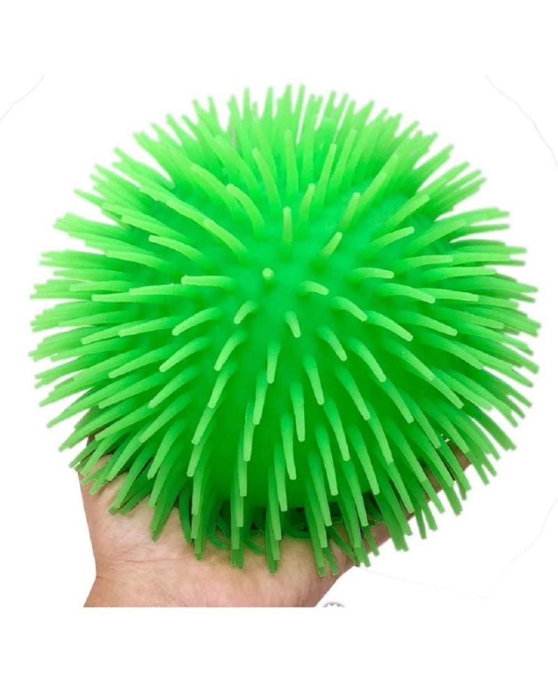 9" Neon Puffer Fidget Stretchy Light Up Pon Pon Ball (Green) $22.59 Fidget Toys