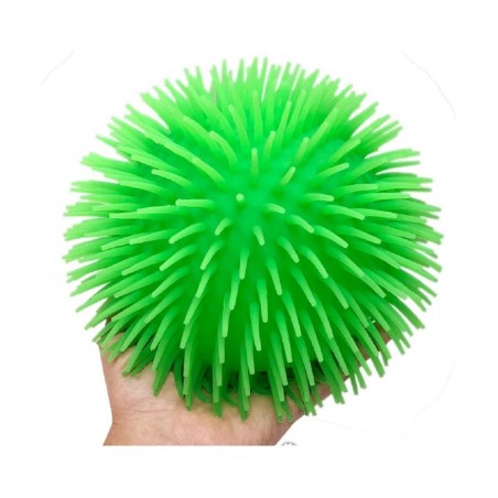9" Neon Puffer Fidget Stretchy Light Up Pon Pon Ball (Green) $22.59 Fidget Toys