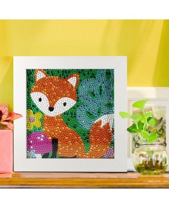 Diamond Painting for Kids with Wooden Frame Arts and Crafts for Kids Girls & Boys Easy Craft Kits Art Set Diamond Painting Ki...