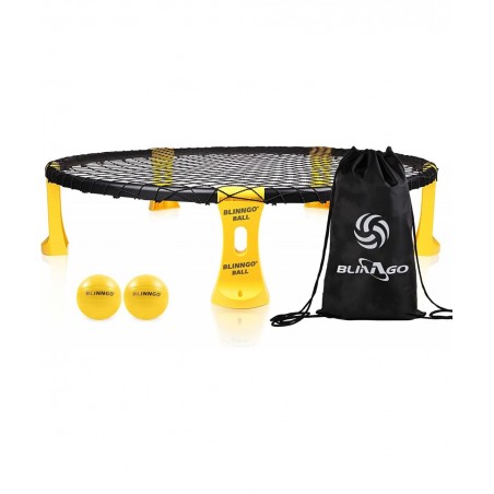 Blinngoball Roundnet Games Set with Carrying Bag and Strip Light (ONLY for Pro Kit)- Roundnet Set Playing Beach Game for Outd...
