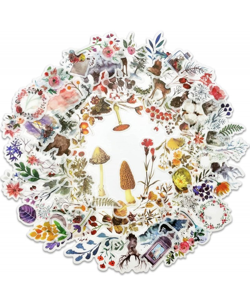 Stickers Kids|120 Sheets/3 Pcs of Small Fresh Plant Stickers Notebook Stickers Stickers Laptop Waterproof Stickers That Teena...