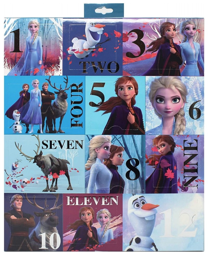 Frozen 2 Girls 12-Day Hair Accessory and Toy Jewelry Box Set with Snap Clips Necklace Bracelet and Ring $32.75 Kids' Dress-Up...