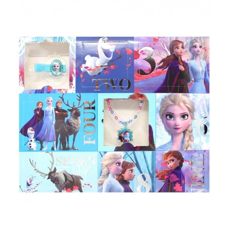 Frozen 2 Girls 12-Day Hair Accessory and Toy Jewelry Box Set with Snap Clips Necklace Bracelet and Ring $32.75 Kids' Dress-Up...