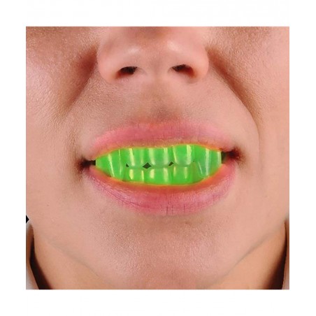 Halloween Teeth Neon Fangs Teeth Costume Funny Halloween Dress-Up Pretend Play Decoration (48-Pack) $18.47 Gags & Practical J...