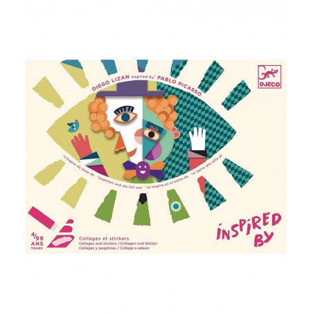 Inspired by Square Heads Sticker Craft Kit Picasso Multi $28.35 Kids' Stickers