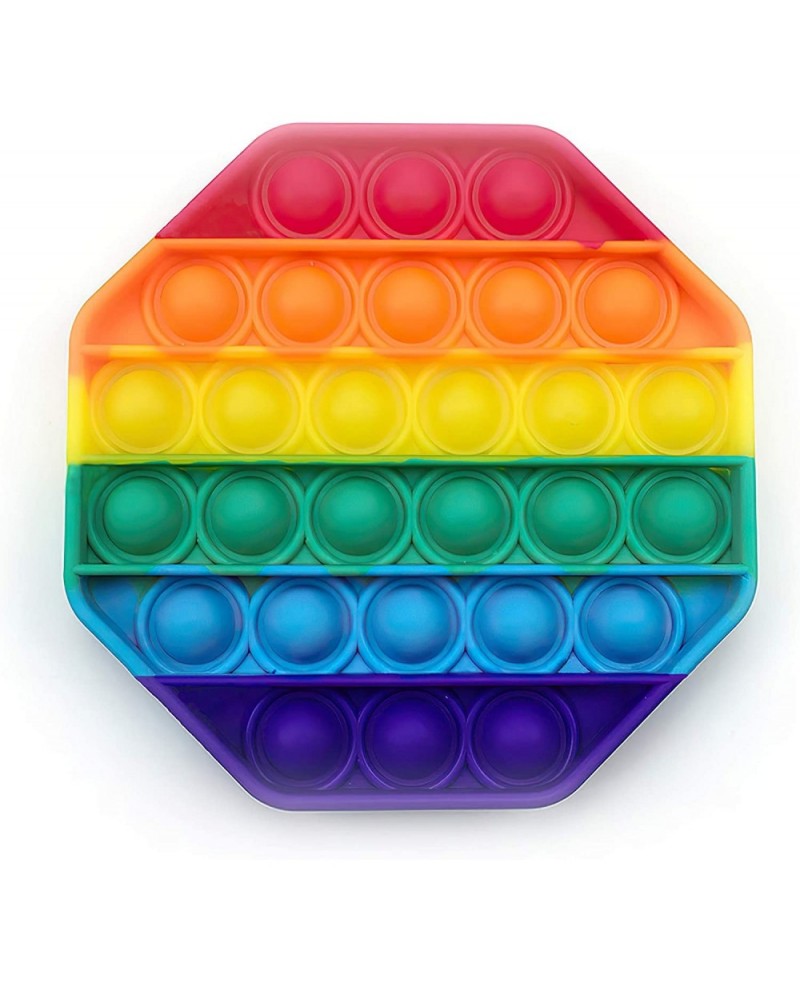 Rainbow Pop Fidget Pop Bubble it Sensory Fidget Autism Special Needs Reliever Squeeze Sensory Relieve Stress Help Restore Emo...