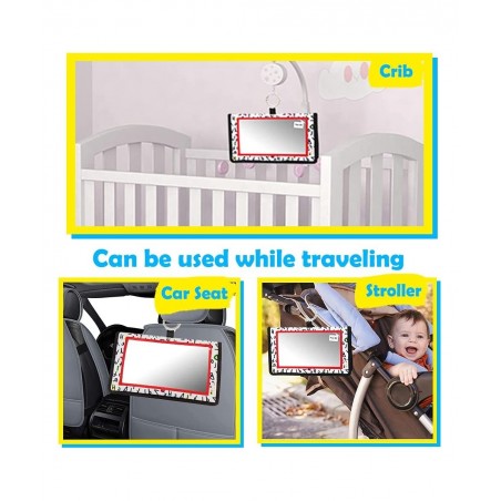 Baby Mirror for Tummy Time Baby Floor Mirror Toy Developmental Baby Toy Great Shower Gift Toddlers Car Seat Stroller Toys $23...