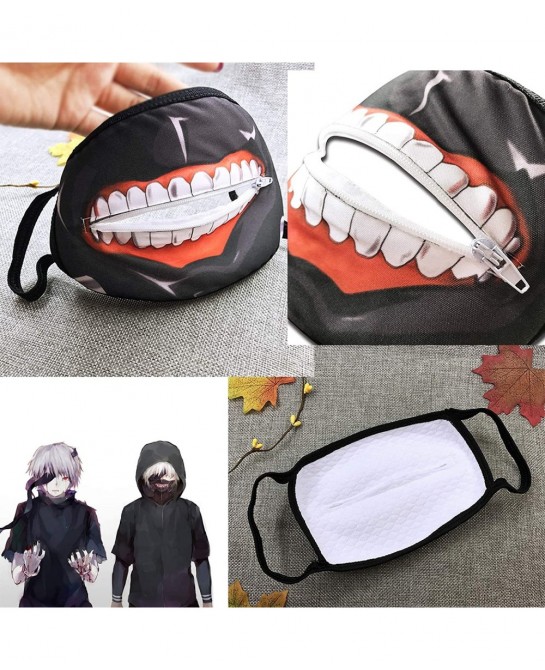Tokyo Anime Ghoul Stickers(100pcs with Kaneki Ken Cosplay Mask )Gifts Horror mask Tokyo Anime Ghoul Merch Party Stickers for ...