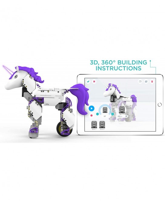 Mythical Series: Unicornbot Kit-App-Enabled Building & Coding Stem Learning Kit Purple $127.51 Remote- & App-Controlled Robots
