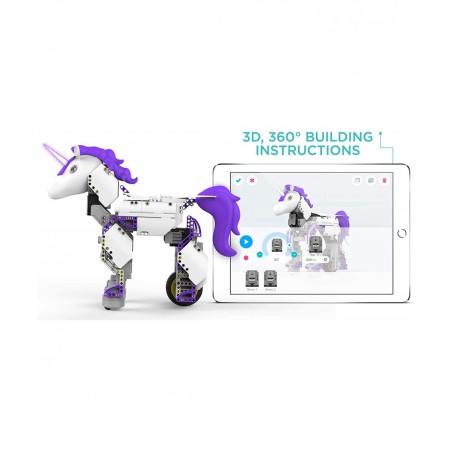Mythical Series: Unicornbot Kit-App-Enabled Building & Coding Stem Learning Kit Purple $127.51 Remote- & App-Controlled Robots