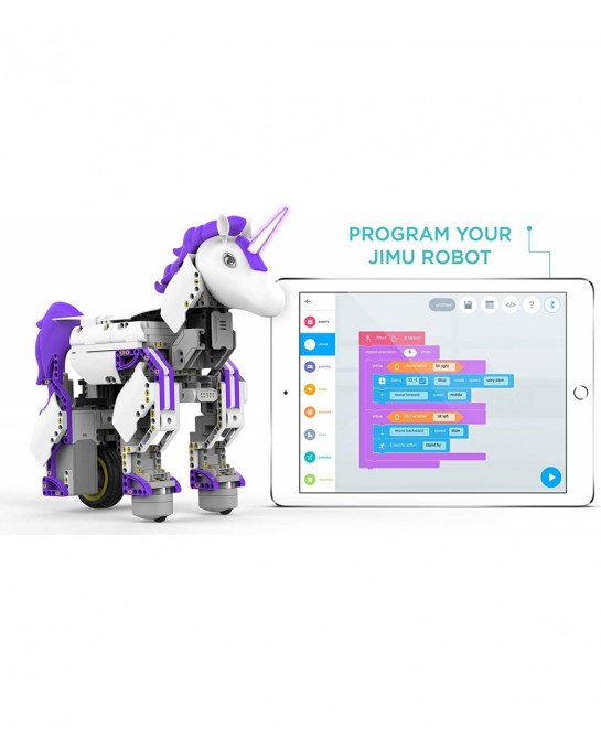 Mythical Series: Unicornbot Kit-App-Enabled Building & Coding Stem Learning Kit Purple $127.51 Remote- & App-Controlled Robots