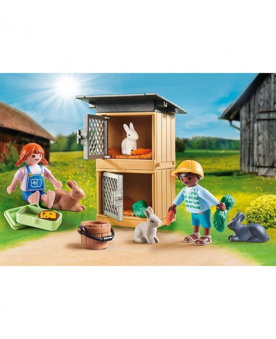 Rabbit Pen Gift Set $28.74 Play Figure Playsets