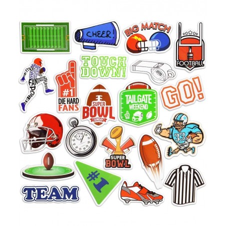 Football Stickers for Scrapbooking Football Stickers for Water Bottles Vinyl Football Stickers for Kids(50 Pcs) $16.00 Kids' ...