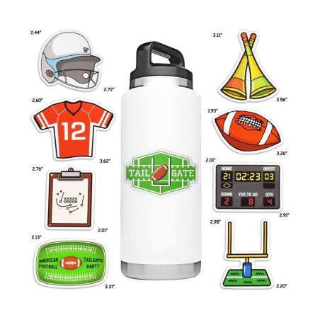 Football Stickers for Scrapbooking Football Stickers for Water Bottles Vinyl Football Stickers for Kids(50 Pcs) $16.00 Kids' ...