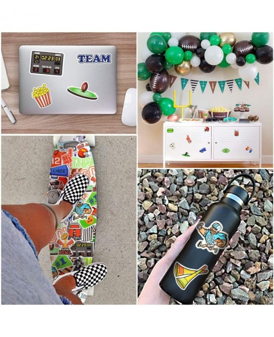 Football Stickers for Scrapbooking Football Stickers for Water Bottles Vinyl Football Stickers for Kids(50 Pcs) $16.00 Kids' ...