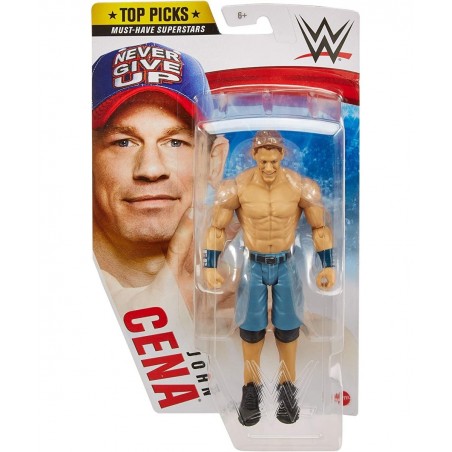 WWE Top Picks John Cena Action Figure 6 in Posable Collectible and Gift for Ages 6 Years Old and Up $51.03 Action Figures