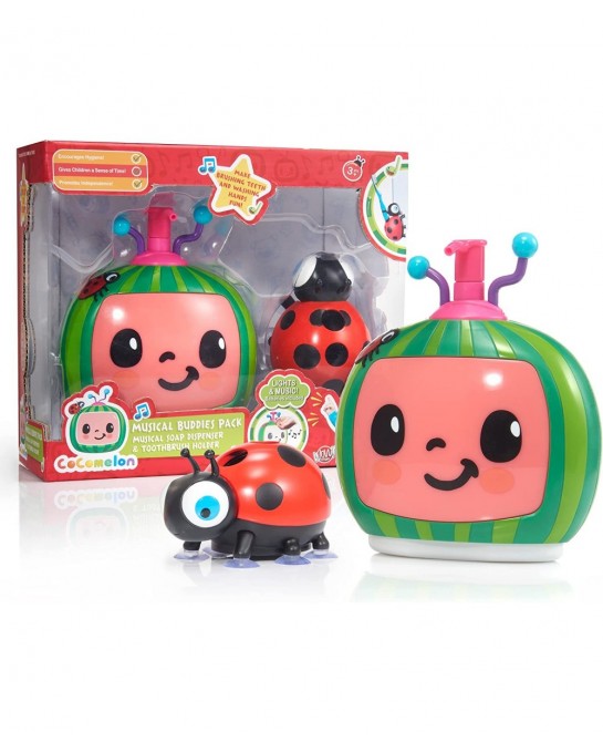 CoComelon Toys Musical Buddies | Singing Soap Dispenser and Singing Toothbrush Holder | Pre- School Learning Toy with Nursery...
