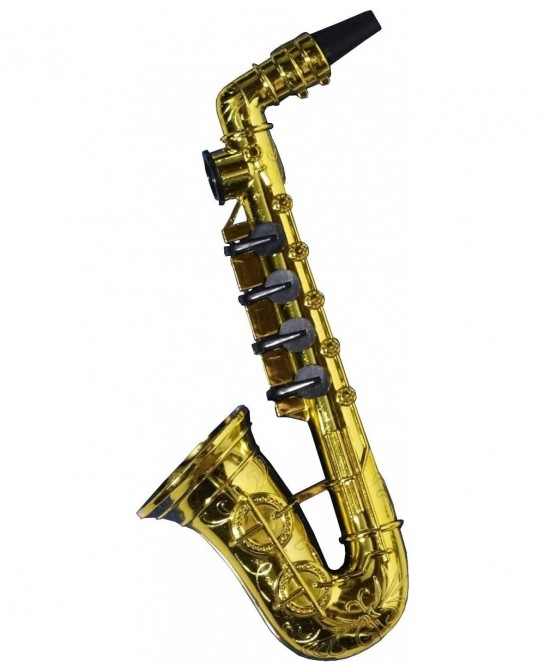 Gold Saxophone Party Kazoo Play Musical Instrument $18.48 Kids' Musical Instruments