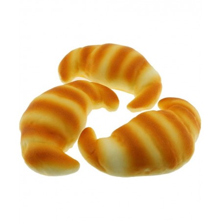 3 PCS PU Material Fake Cake Artificial Big Bull Horn Bread Decoration Model Kitchen Toys Prop $33.81 Toy Kitchen Products