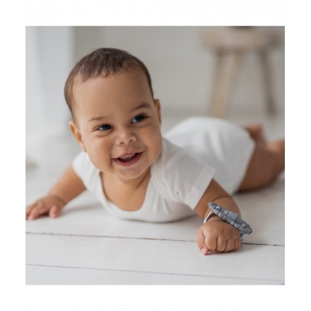 The Wristie Teether Gray from The Teething Egg $25.96 Baby Teether Toys