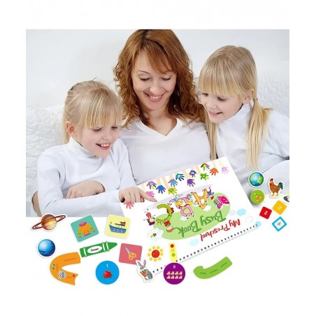 My Preschool Montessori Toys for Kids & Toddlers 11 Themes Reusable Waterproof Busy Book Quiet Book Activity Board Busy Educa...