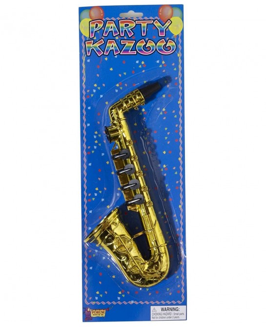 Gold Saxophone Party Kazoo Play Musical Instrument $18.48 Kids' Musical Instruments
