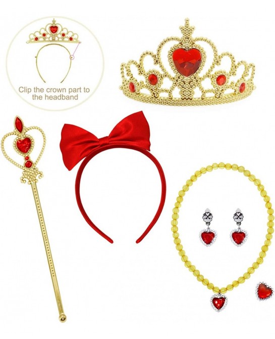 Girls Princess Dress Birthday Party Cosplay Jewelry Tank Tops Christmas Outfit Clothes Jewelry Accessories $38.61 Kids' Costumes