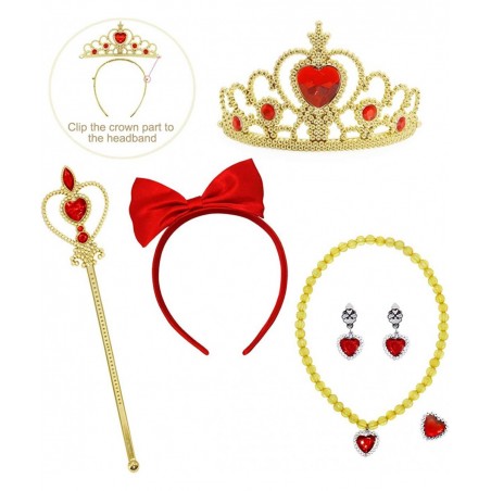 Girls Princess Dress Birthday Party Cosplay Jewelry Tank Tops Christmas Outfit Clothes Jewelry Accessories $38.61 Kids' Costumes
