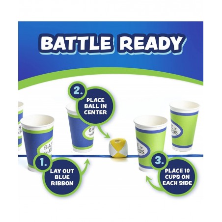 Battle of The Beards Game Funny Party Game Plays Like Elephant March Minute to Win It $44.10 Board Games