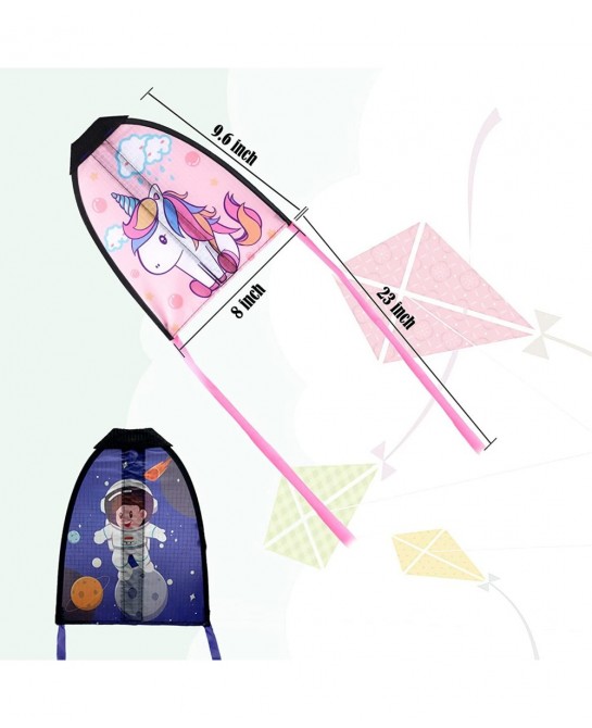 2 Pcs Children's Thumb Ejection Kite Kites for Kids Ages 4-18 Easy to Fly Stringless Beach Mini Slingshot Kite for Boys Girls...