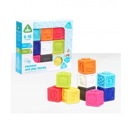 Squeezy Stacking Blocks Stimulates Senses Hand Eye Coordination Kids Toys for Ages 06 Month Amazon Exclusive $23.35 Early Dev...