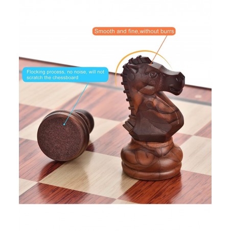 Magnetic Travel Chess Set with 2 Extra Queens and Folding Games Board for Kids and Adults $31.34 Travel Games