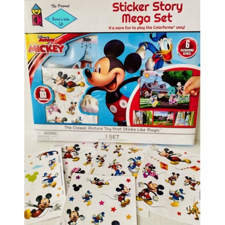 Scene for Sticker REUSIBLE Disney Stickers for Kids Book Toddlers Learning Game (Mickey/Jurassic) (Princess/Trolls) $28.62 Ki...