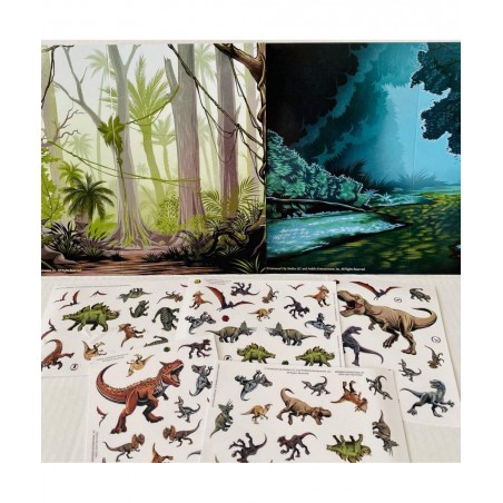 Scene for Sticker REUSIBLE Disney Stickers for Kids Book Toddlers Learning Game (Mickey/Jurassic) (Princess/Trolls) $28.62 Ki...